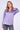 Lilac Brushed Satin Oversized Shirt