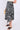 Grey Zebra Print Asymmetric Hem Skirt