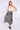 Zebra Scarf Print Asymmetric Hem Skirt