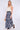 Navy Ginkgo Print Tiered Maxi Skirt