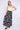 Mono Floral Print Tiered Maxi Skirt
