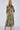 Khaki Botanical Print Satin Maxi Shirt Dress