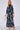 Navy Botanical Print Satin Maxi Shirt Dress