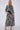 Black Geometric Print Satin Maxi Shirt Dress
