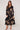 Black and Gold Tie Dye Print Maxi Shirt Dress