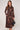 Brown Leopard Print Midaxi Shirt Dress