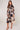 Earthtone Abstract Flow Print Midi Shirt Dress