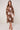 Brown and Ivory Botanical Floral Print Midi Shirt Dress