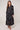 Black and Ivory Contour Print Maxi Shirt Dress
