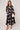 Black and Taupe Magnolia Print Maxi Shirt Dress