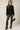 Black Scallop Textured Knit Jumper