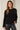 Black Scallop Textured Knit Jumper