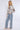 Grey Abstract Print Shirred Waist Cropped Top