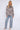 Mocha Floral Print Shirred Neck Satin Top