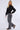 Black Creased Satin Shirred Waist Cropped Top