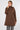 Chocolate Hooded Drawstring Parka