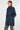 Navy Hooded Drawstring Parka