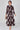 Chocolate and White Floral Belted Maxi Shirt Dress