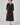 Love Sunshine Black Mini Polka Dot Quarter Sleeve Tie Waist Midi Dress auto-20 Brunch Dress Casual Dress Dresses Everyday Dress Holiday Dress LS-2510 Short Sleeve Dress Summer Dress