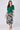Green Satin Tie Front Short Sleeve Top