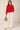 Red Scallop Textured Knit Jumper
