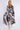 Black and Grey Abstract Print Midaxi Shirt Dress