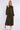 Khaki Layered Satin Long Sleeve Maxi Shirt Dress