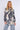 Grey Tie Dye Print Satin Shirt