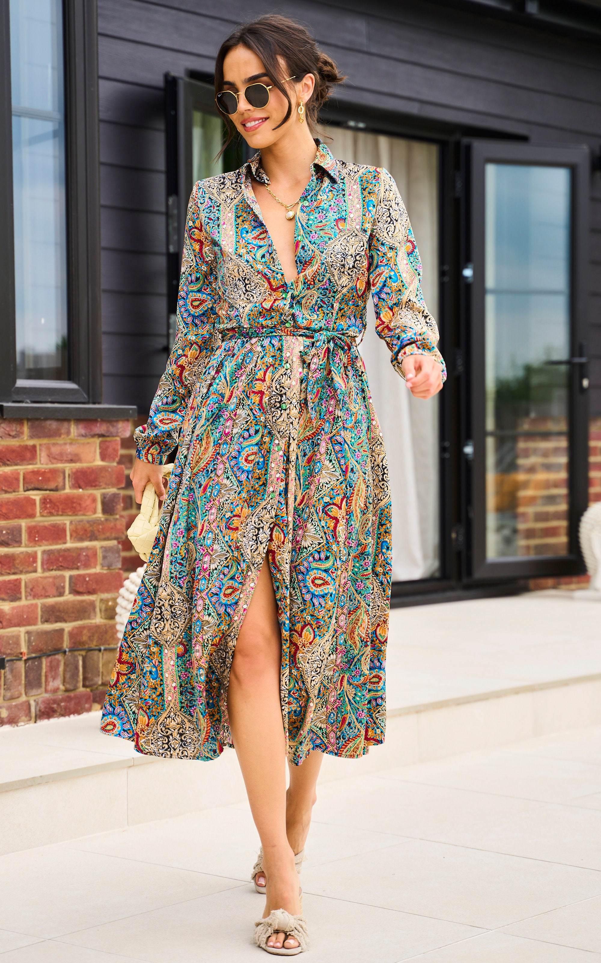 long sleeve shirt dress uk How To Style A Shirt Dress, Our New Favourite Spring Essential