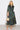Emerald Leopard Print Satin Maxi Shirt Dress