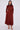 Rust Layered Satin Long Sleeve Maxi Shirt Dress