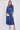 Blue Leopard Print Satin Maxi Shirt Dress