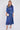 Blue Leopard Print Satin Maxi Shirt Dress