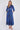 Blue Leopard Print Satin Maxi Shirt Dress