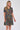 Ditsy Floral Print Black Mini Dress