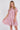 Pink Twirl Print Short Sleeve Flared Mini Dress