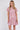 Pink Twirl Print Short Sleeve Flared Mini Dress