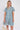 Teal Patterned Print Ruffle Hem Mini Dress
