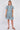 Teal Patterned Print Ruffle Hem Mini Dress