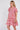 Pink Patterned Print Ruffle Hem Mini Dress