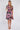 Pink Roses Print Mini Dress