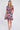 Pink Roses Print Mini Dress