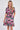 Pink Roses Print Mini Dress