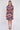 Pink Roses Print Mini Dress