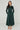 Emerald Velvety Satin Maxi Shirt Dress