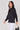 Black Brushed Satin Oversized Shirt
