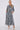Navy Leaf Print Maxi Shirt Dress