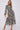 Paisley Abstract Print Linen Texture Midaxi Shirt Dress