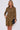Golden Brown Leopard Print Mini Shirt Dress