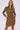 Golden Brown Leopard Print Mini Shirt Dress